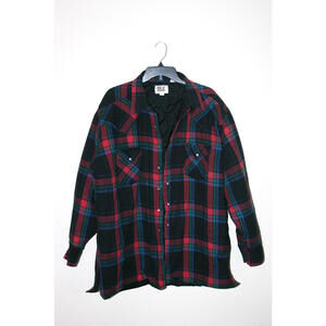 Ely Cattlemen Red Plaid Quilted Interior Jacket Size 2XL